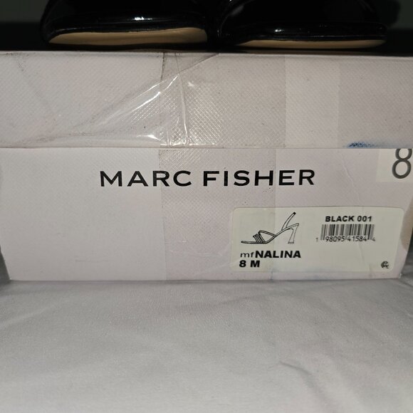 Marc Fisher mf Nalina Heeled Sandal in Black, Size 8M - Picture 9 of 9